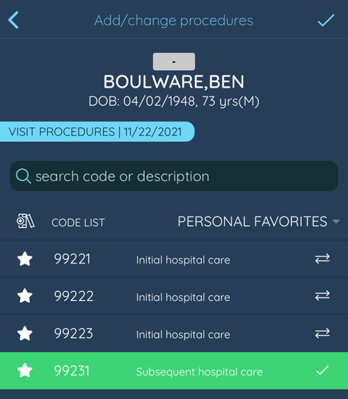 How to Add CPT codes.